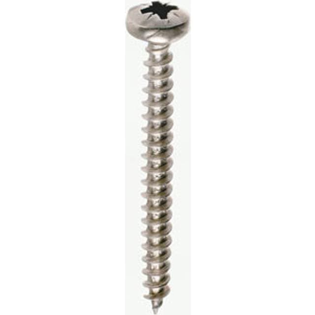 ART Spånpladeskrue rustfri A2 rundhoved