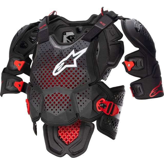 Alpinestars A-10 V2 Brynje - Antracit/Sort/Rød