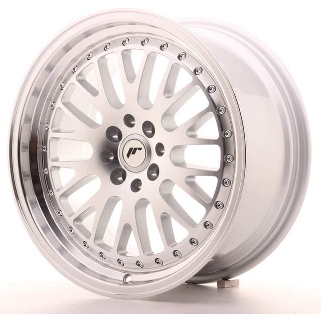 Japan Racing JR10 17x8 ET35 Machined Silver