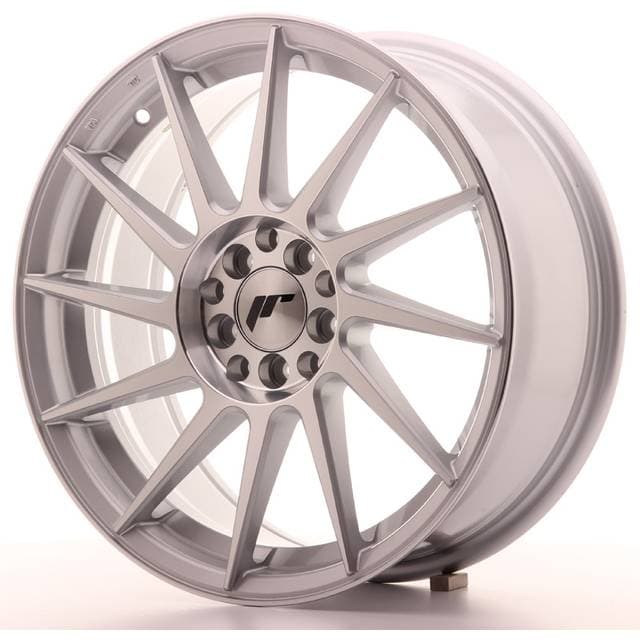 Japan Racing JR22 17x7 ET25 Machined Silver