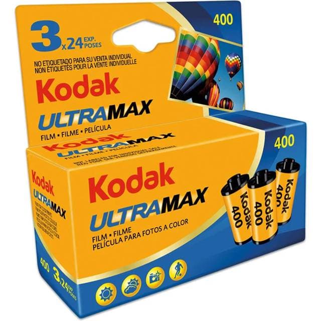 Kodak Ultramax ASA 400 24 Eksp. 135mm 3 Pak