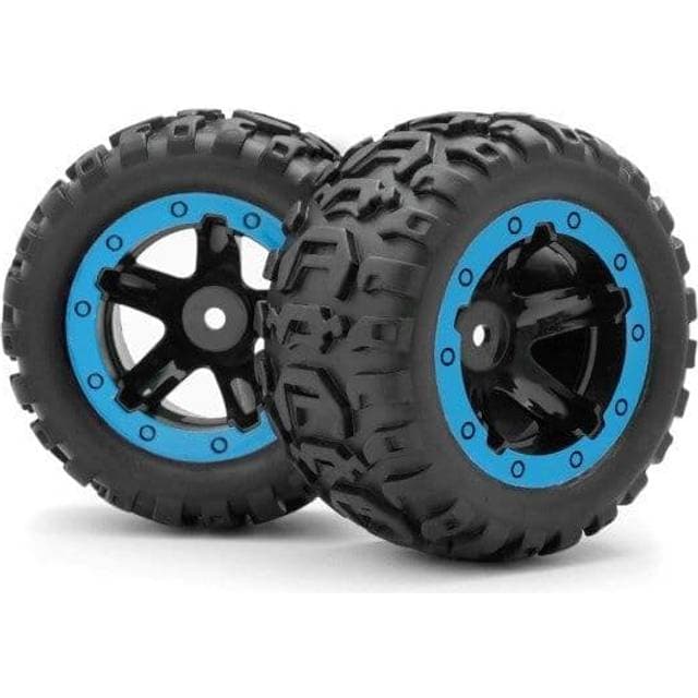 Blackzon Slyder MT Wheels Black Blue
