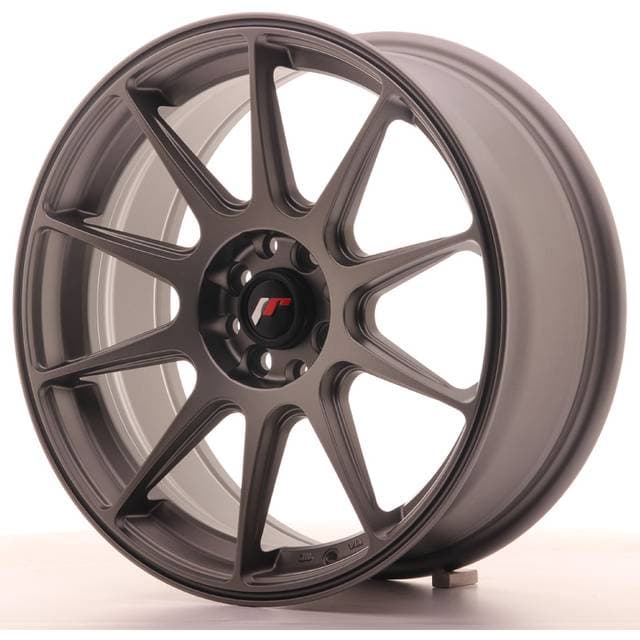 Japan Racing JR11 17x7 25 ET35 Matt Gun Metal