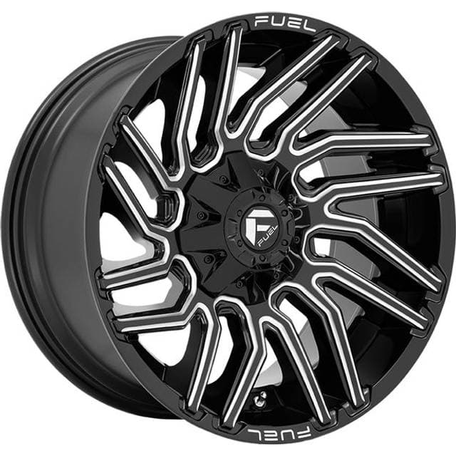 Fuel D773 Typhoon Gloss Black Milled 20x10