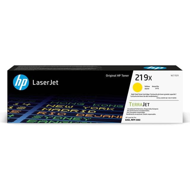 HP 219X High Yield LaserJet Toner - Gul