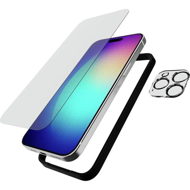 Tech21 Impact Glass Set iPhone 15 Pro Max