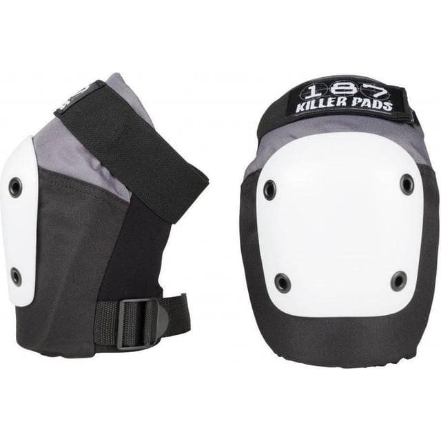 187 Killer Pads Fly Knee Pad, Grey/White