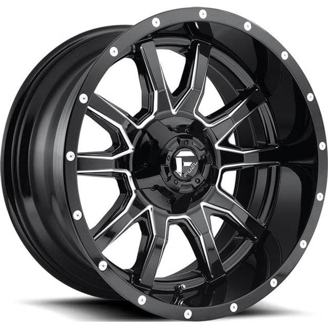 Fuel D627 Vandal Gloss Black Milled 20x10