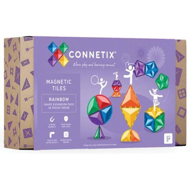 CONNETIX Rainbow Shape Expansion Pack 36pcs