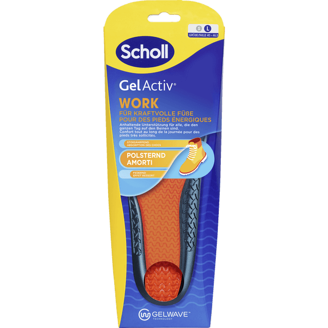 Scholl GelActiv WORK indlægssåler