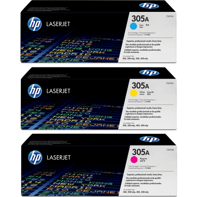 HP Cyan lasertoner 305A