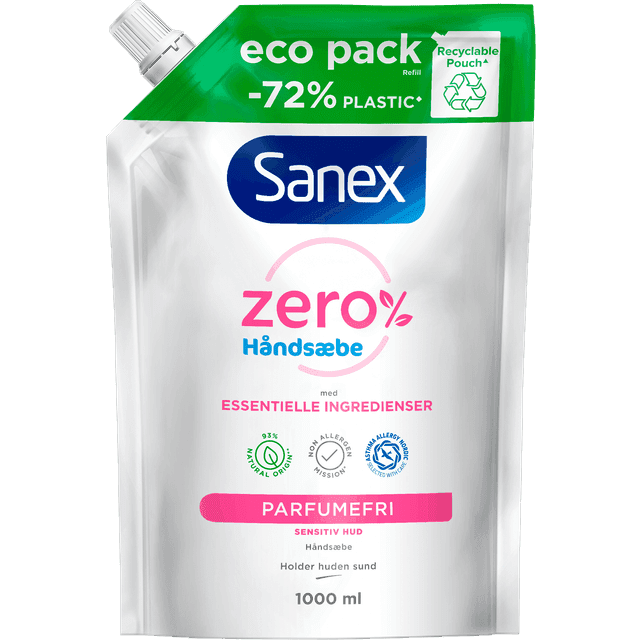 Sanex Zero % Flow. Hand Soap Refill 1000ml