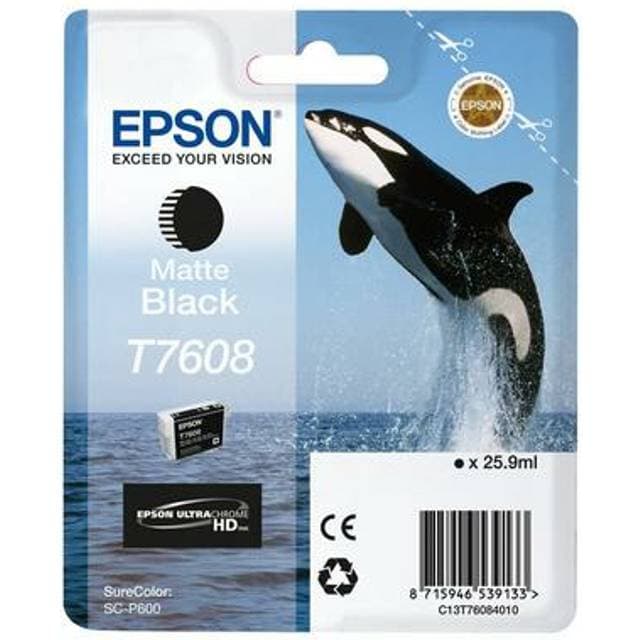 Epson Original Blækpatron T7608 - Matte Black