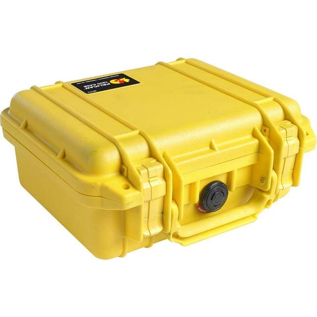 Pelican 1200 Case with Foam for Camera Yellow