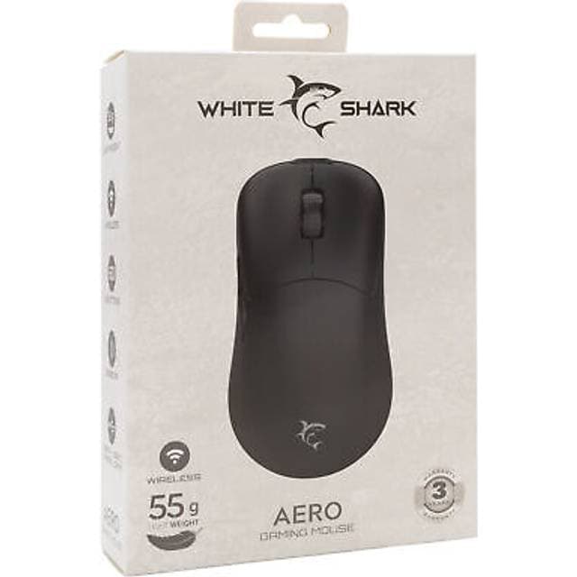 White Shark WGM-5015 Aero Black Mouse