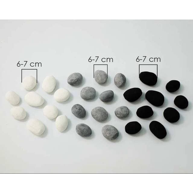 ScandiFlames Keramisk sten Grå Grå