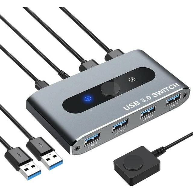 Techly IUSB-SW3024 5 Gbit Aluminium Silver