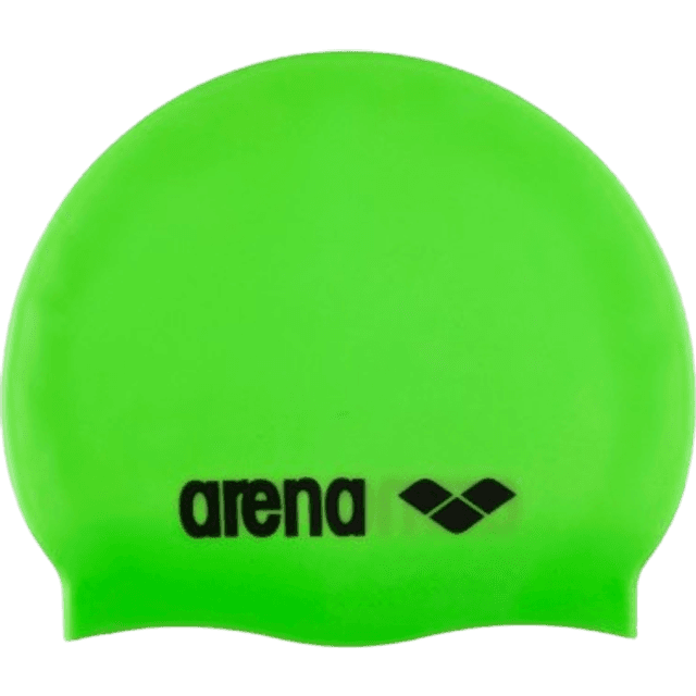 Arena Classic Silicone Cap - Acid Lime/Black