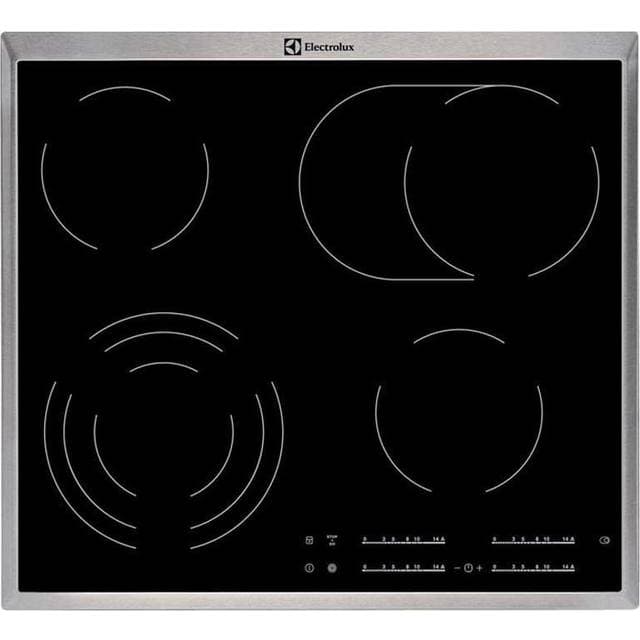 Electrolux EHF46547XK Keramisk 4 Zones Sort