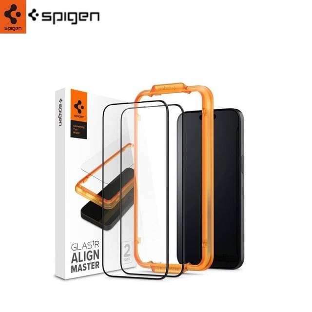 Spigen Glass tR AlignMaster 2 Pack FC Black