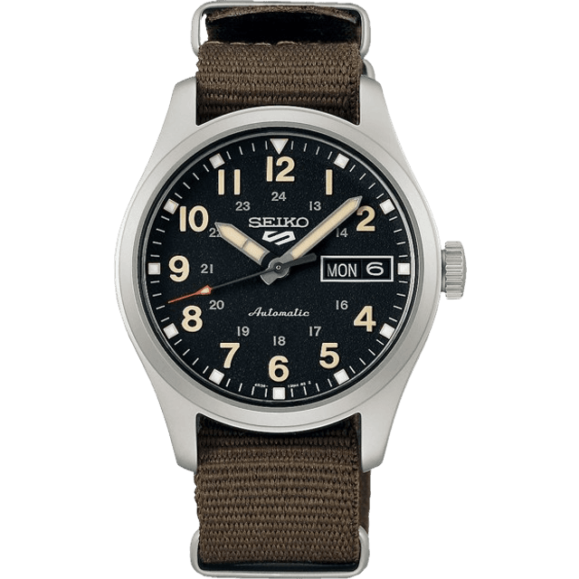 Seiko SRPJ85K1 Sort Ur Herreur