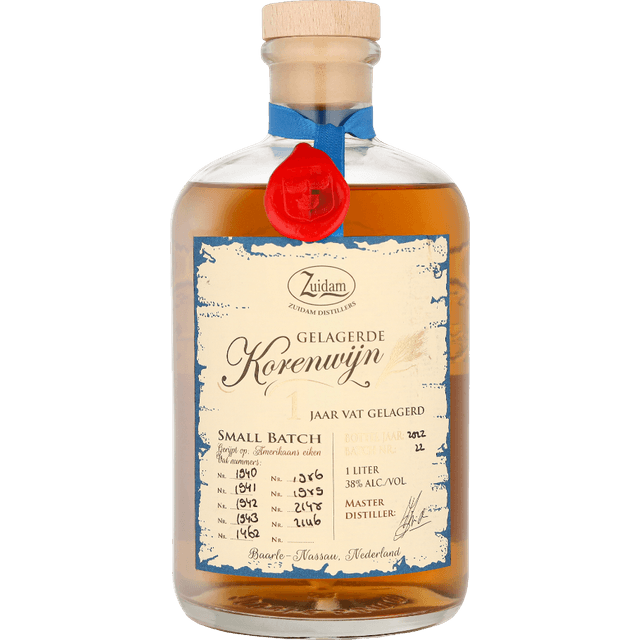 Zuidam 1 Jaar Korenwijn 1ltr Genever