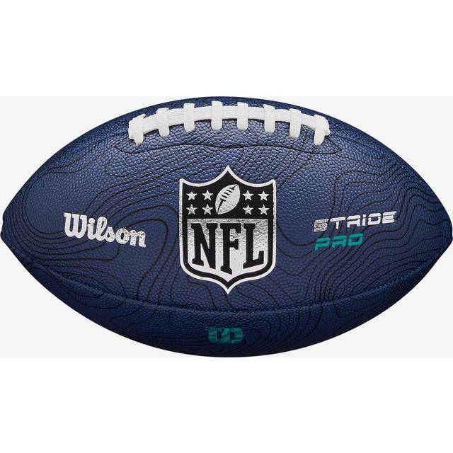 Wilson NFL Stride Gen Green Football - Navy