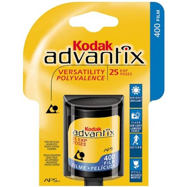 Kodak Advantix 400 Speed 25 Exposure APS Film
