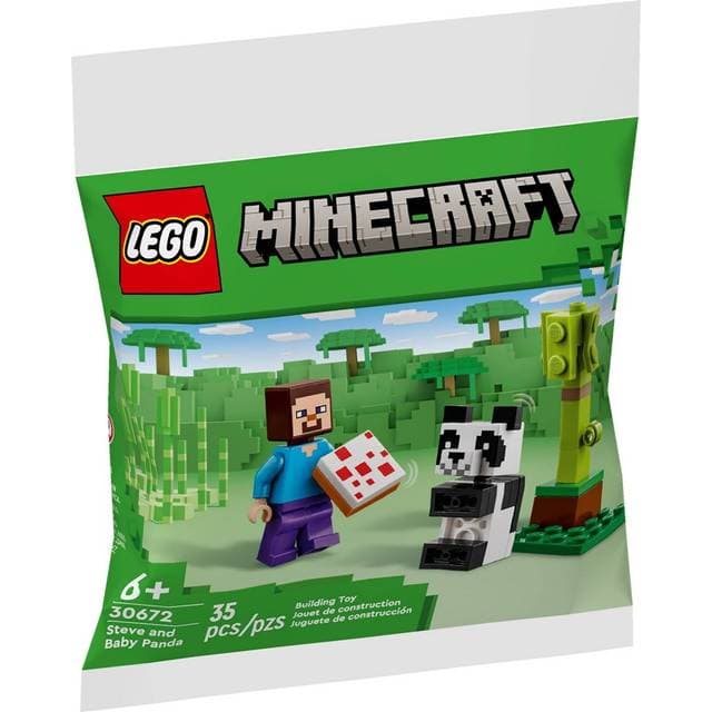 LEGO Minecraft Steve og pandaunge 30672