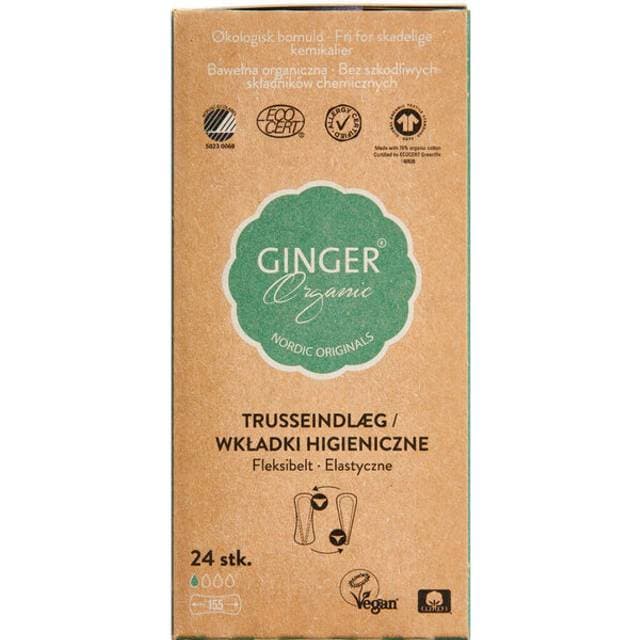 Ginger Organic Trusseindlæg 30-pak
