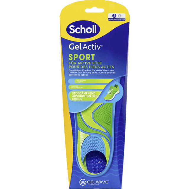 Scholl GelActiv SPORT indlægssåler 35-40,5