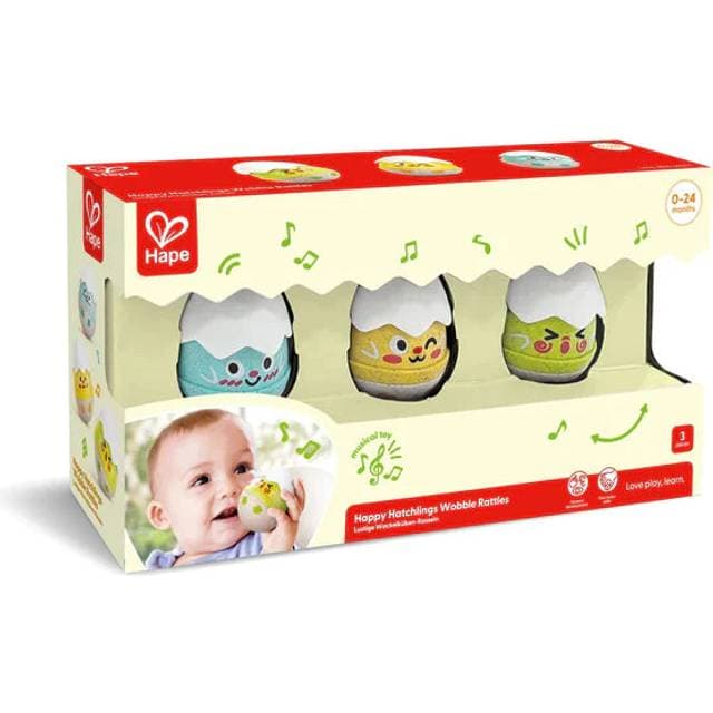 Hape Happy Hatchlings Wobble Rattle Set