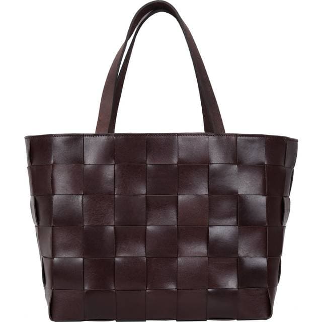 Adax LIMONA MEIKE SHOPPER M/FLET DARK BROWN