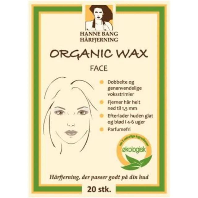 Hanne Bang Organic Wax Face 20-pak