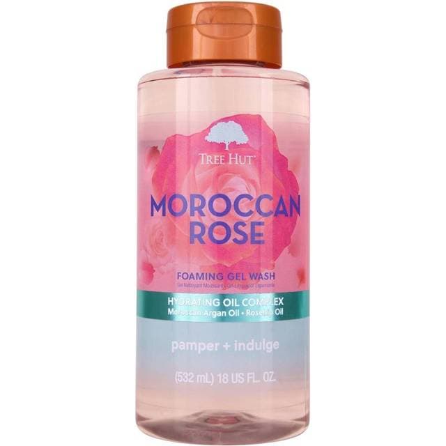Tree Hut Foaming Gel Wash, Moroccan Rose 532ml
