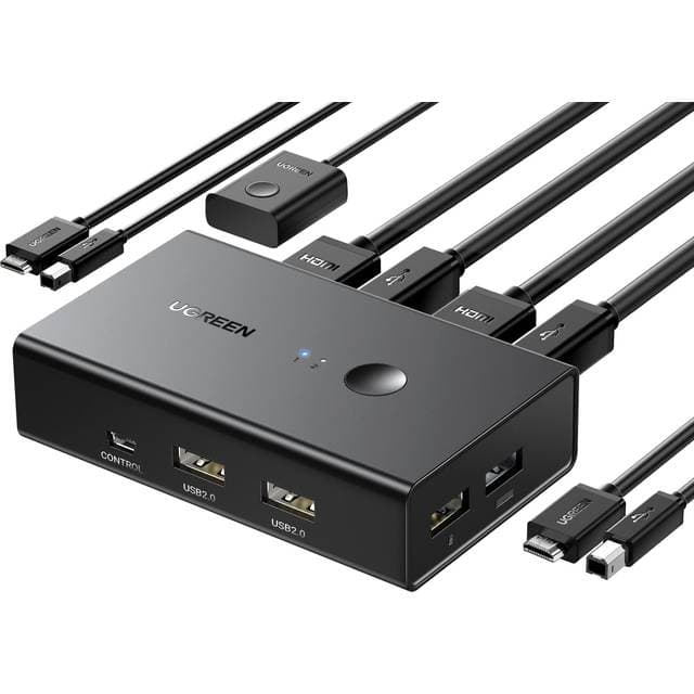 UGREEN HDMI KVM Switch 2 pcs 1 Monitor
