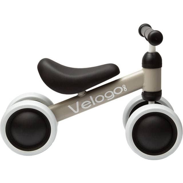 Velogo Løbecykel fra 1 år 4 hjul Mat beige
