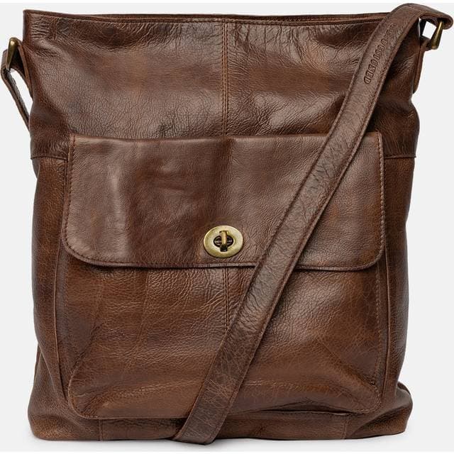 Re:Designed crossbody skindtaske WOODSMOKE