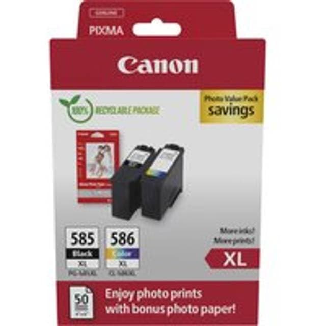 Canon Photo Value Pack - Sort/Cyan/Magenta/Gul
