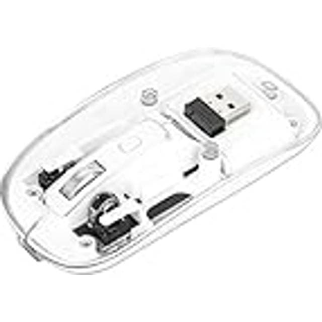 Manhattan Optisk Trådløs Hvid 1600 dpi