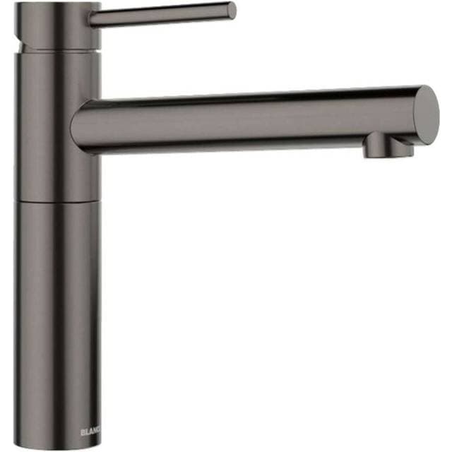 Blanco Alta II Køkkenarmatur Sort Krom Stål