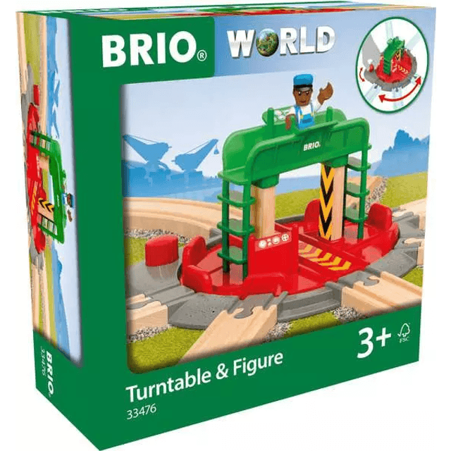 BRIO World Turntable & Figure 33476