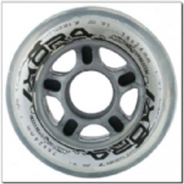 Nils Extreme PU-hjul 76x24 82A Sort