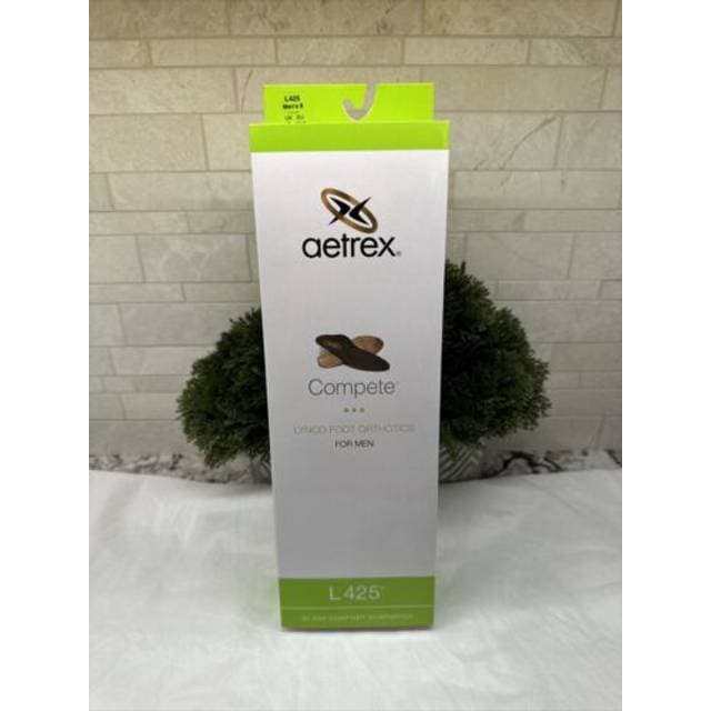Aetrex Insole 425 Compete Mid Brown Black