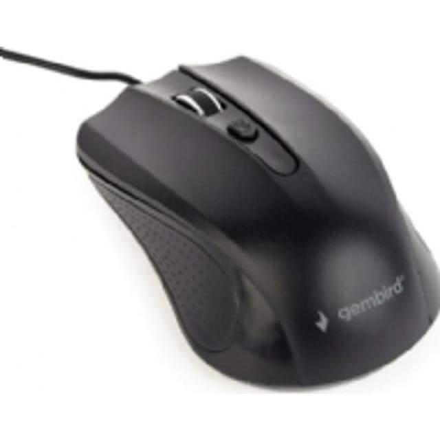 Gembird Optisk Mus Sort USB Kabel 1.8 m