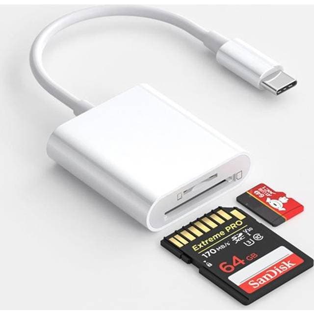 Nordic USB-C Card Reader SD MicroSD UHS-I