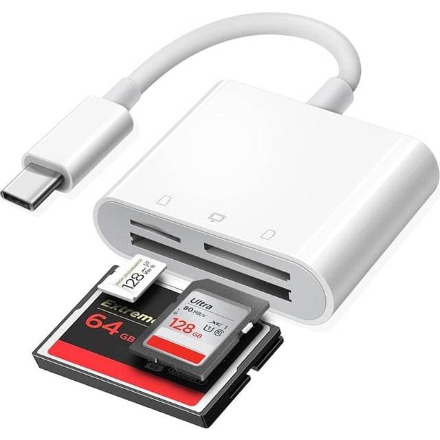 Nordic USB-C Kortlæser 3 Slot
