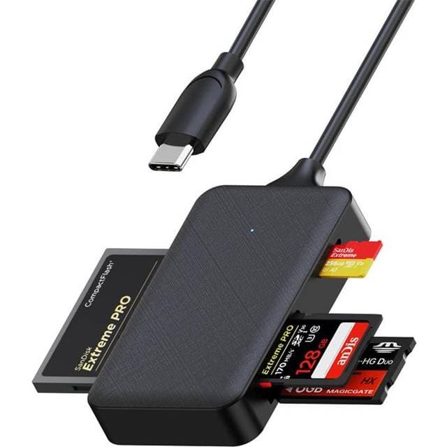 Nordic Nördic USB-C Kortlæser 4 Slot