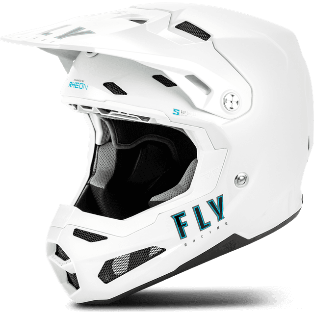 Fly Racing Crosshjelm Formula Solid, Hvid