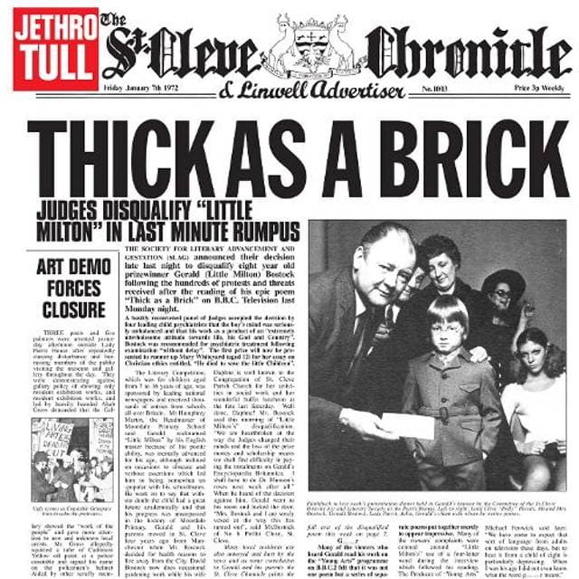 Thick As A Brick Jethro Tull (Vinyl)
